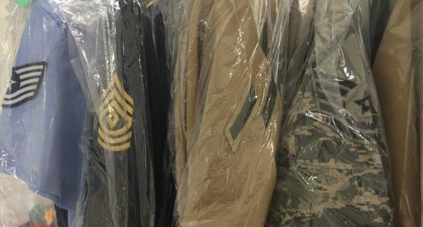 Full Service Dry Cleaning for Prince George, Hopewell, Colonial Heights, and all of our Service Men and Women at Fort Lee, Va.