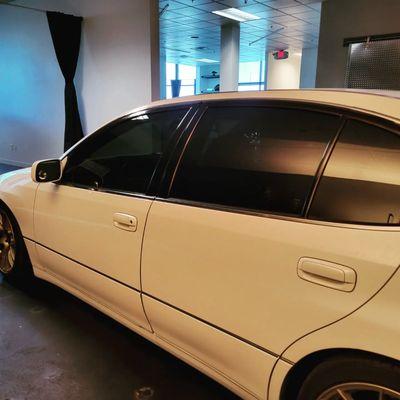 Professional Window Tint Services on this GS300.