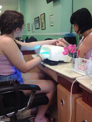 Getting acrylics!