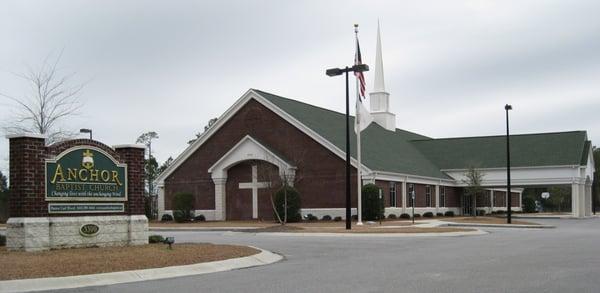 Entrance view of Anchor Baptist Church