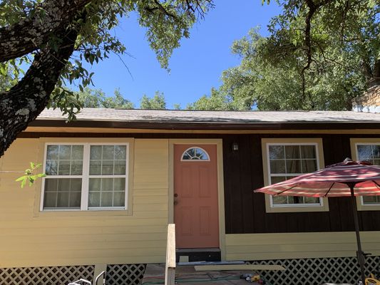 Siding hardy planks over wood siding