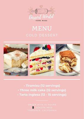 Cold Dessert