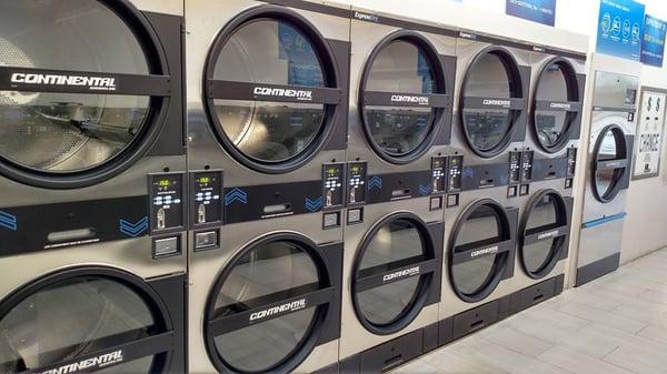 High efficiency dryers dry your clothes in half the time.