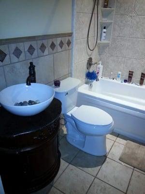 After picture of bathroom remodel