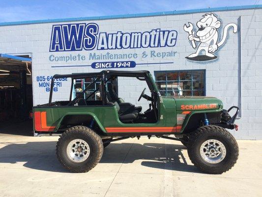 One of the nicest jeeps ever! Cummings engine with 6 speed trans.