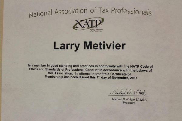 I have been a member of the NATP since 2011.  On top of providing great continuing education, they strive to confront the IRS...