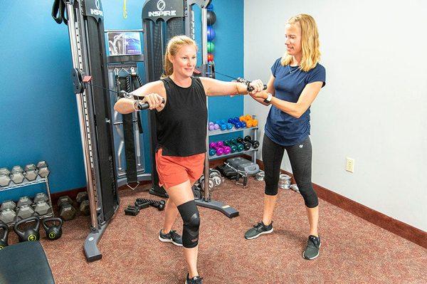 Bedford Fitness offers physical therapy, personal training, and massage--all in one location...