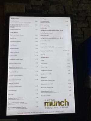 New Menu (by 8/2020)