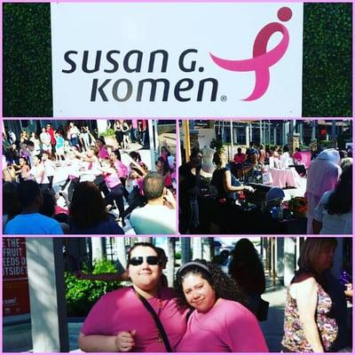 I Kan Support Staff at Mission Pink event for Breast Cancer Awareness.