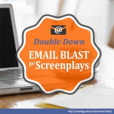 Market your screenplay with an Email Blast to producers, agents, and managers. We even send it twice. http://smartg.com/script-email-blast/