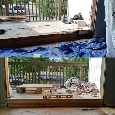 Patio opening repair