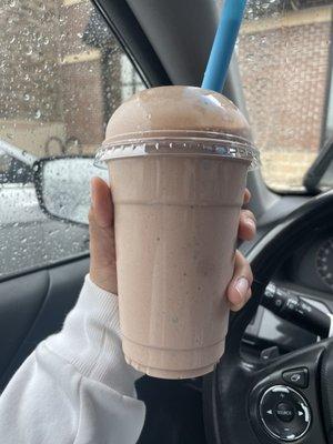 Brownie batter shake