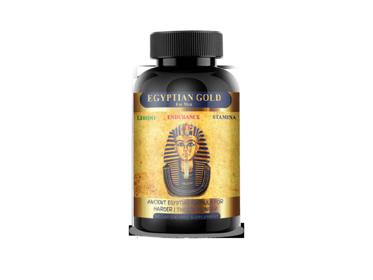 Bottle of  Egyptian Gold For Men for Erectile Dysfunction ,Penile Enlargement ,Body Building.