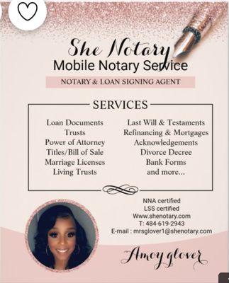 She notary