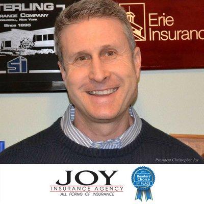 Chris, owner of Joy Insurance