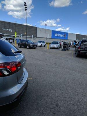 Walmart in Peoria, Illinois. Even on vacation you need staples like beer and hardware!