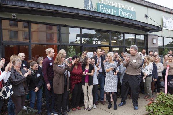 Ribbon Cutting with Tualatin Mayor Frank!