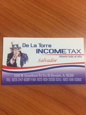 Sal has over 20 years of tax preparations. including Corporate and personal returns.