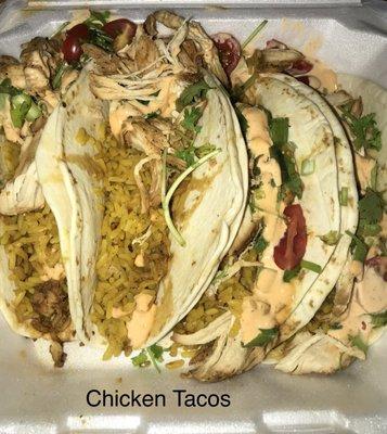 Chicken tacos