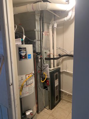 High Efficient Furnace, AC, & Tank Water Heater