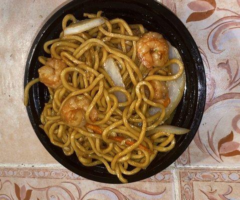 Shrimp lo mein