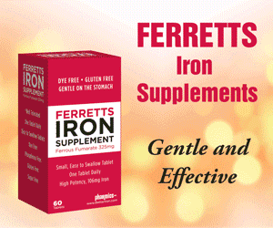 Ferretts gentle iron supplements for pregnant women, bariatric patients, and all others who need additional iron.