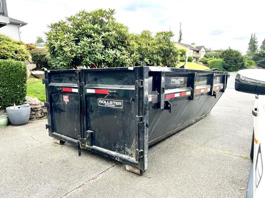 14-foot dumpster