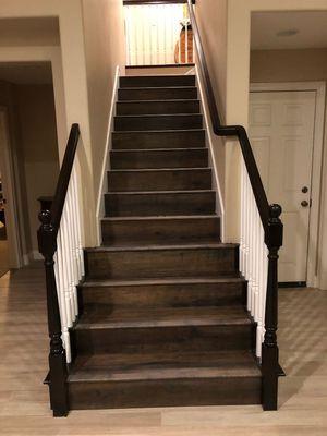 Stairs & refinishing banister Yorba Linda