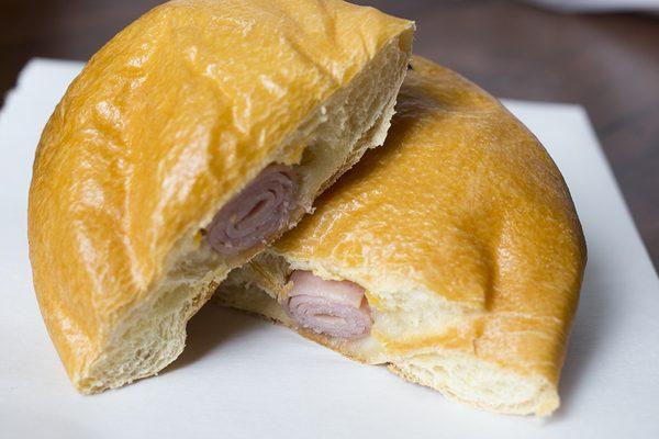 Ham and cheese kolache.