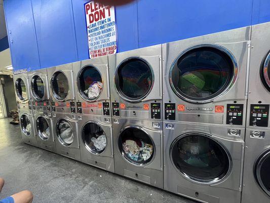 Large clean new dryers