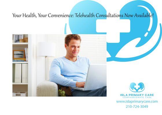 Your Health, Your Convenience: Telehealth Consultations Now Available!