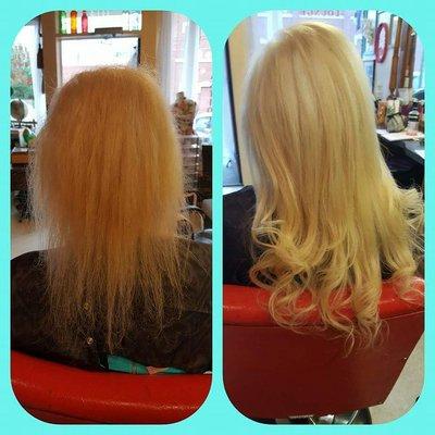 Before & After Hair Extensions