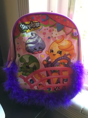 Custom Embellished Shopkins Mini Backpack