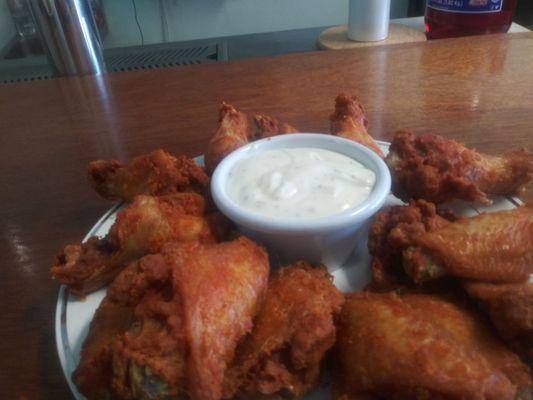 Buffolo wings with ranch