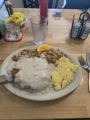 Chicken fried steak....so yummy!