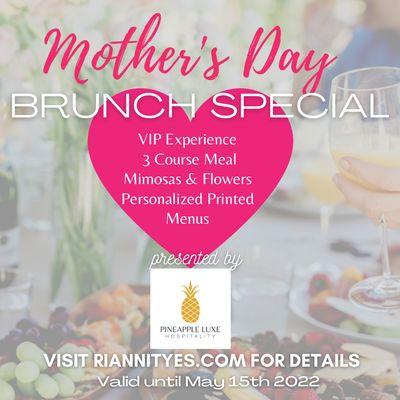 Mothers Day Brunch Special!