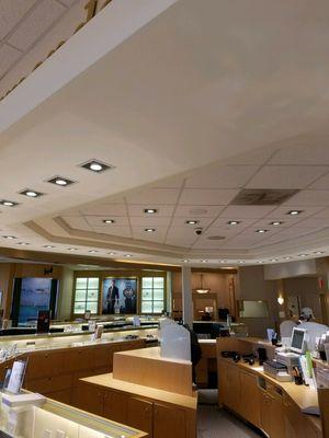 LED retrofit at local jewelry store