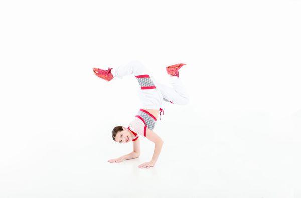 Mint Hill Dance Center dancer in a hip hop freeze