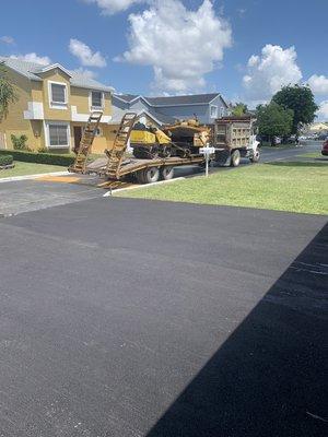 Residencial driveway in Asphalt