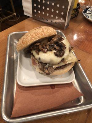 Mushroom and Swiss (double)