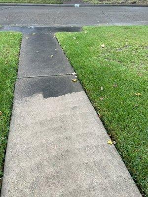 Sidewalks looking gross? Contact League City Handyman for a quick and thorough transformation!