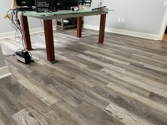 New flooring