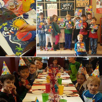 We LOVE our art parties! Personalized fun for your special day!