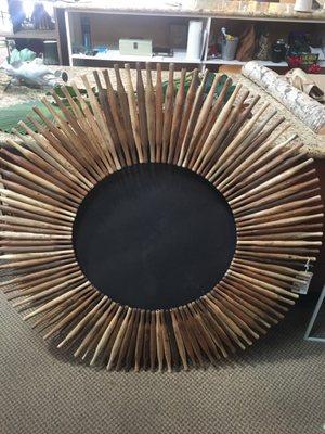 Spindle mirror (made in India).