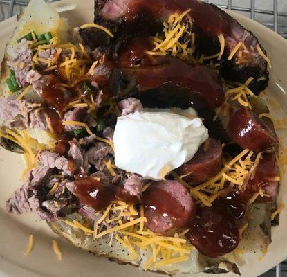 Loaded Baked Potato with 1 to 4 Meats!