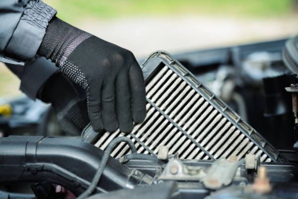 We replace engine air filters.