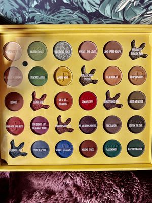 Jurassic park eye shadow palette