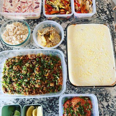 Weekly meal preparation