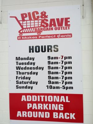 Pic & Save Bargain Outlet