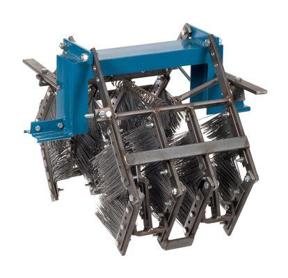 Non Powered I-Beam Conveyor Brush Cleaning System. Cleans chain and trolleys by removing debris.